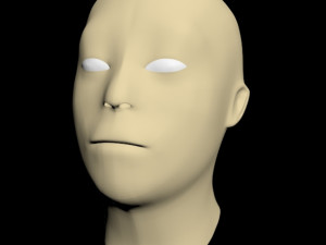 male head 01 Model 3D