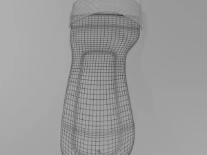 Patterned-strap stiletto sandals 01 3D Model