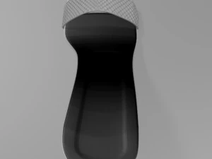 Patterned-strap stiletto sandals 01 3D Model