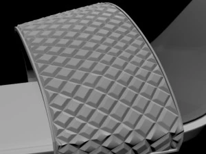 Patterned-strap stiletto sandals 01 3D Model