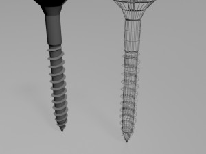 drywall screw 01 3D Модель