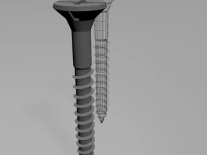Drywall screw 01 3D Model