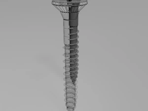 Drywall screw 01 3D Model