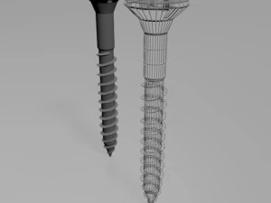 Drywall screw 01 3D Model