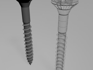 drywall screw 01 3D Модель