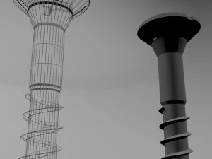 Drywall screw 01 3D Model
