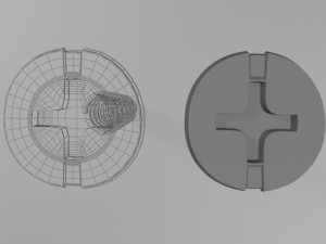 drywall screw 01 3D Модель