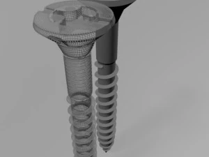 Drywall screw 01 3D Model
