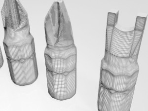 screwdriver screw heads 01 3D Model