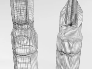 Screwdriver screw heads 01 3D Model
