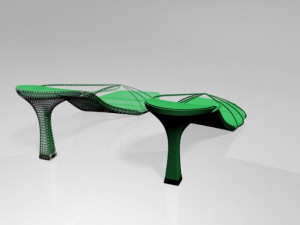 strappy spool-heel sandals 01 Model 3D