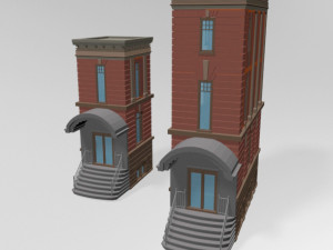 modular buildings 01 3D 模型