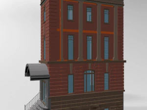 Modular buildings 01 3D Model