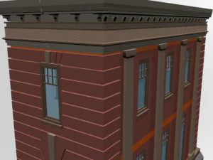 Modular buildings 01 3D Model
