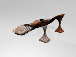 square-toe spool-heel sandals 02 3D Modell