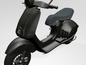 vespa scooter 01 3D-Modell