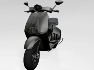 Vespa scooter 01 3D Model