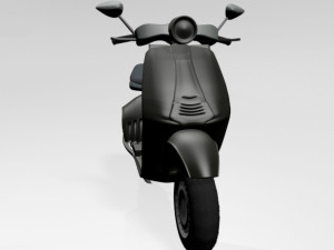 vespa scooter 01 Modelo 3D