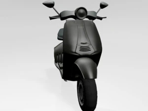 Vespa scooter 01 3D Model