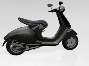 Vespa scooter 01 3D Model
