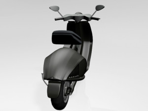 vespa scooter 01 Modelo 3D
