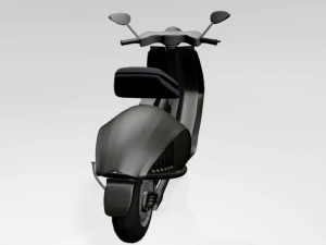 Vespa scooter 01 3D Model