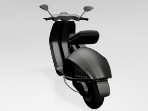 vespa scooter 01 Modelo 3D