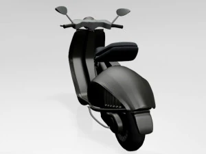 Vespa scooter 01 3D Model