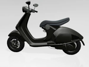 Vespa scooter 01 3D Model
