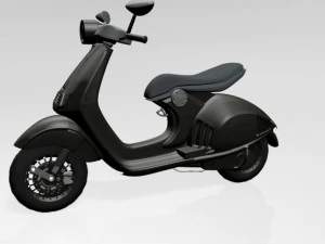 Vespa scooter 01 3D Model
