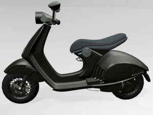 Vespa scooter 01 3D Model