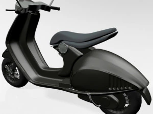 Vespa scooter 01 3D Model
