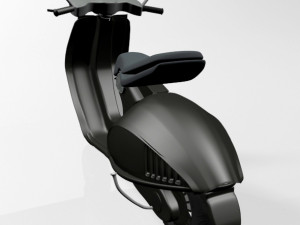vespa scooter 01 Modelo 3D