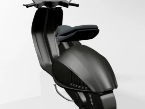 Vespa scooter 01 3D Model