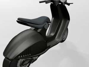 Vespa scooter 01 3D Model