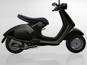 vespa scooter 01 Modelo 3D