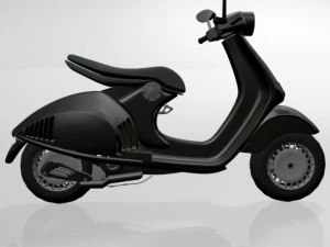 Vespa scooter 01 3D Model