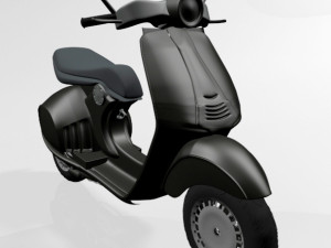 vespa scooter 01 Modelo 3D