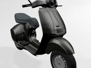 Vespa scooter 01 3D Model