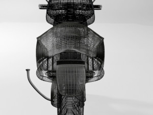 vespa scooter 01 Modelo 3D