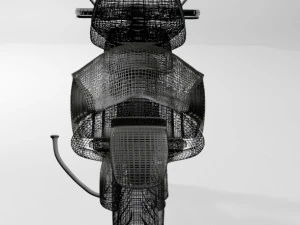 Vespa scooter 01 3D Model