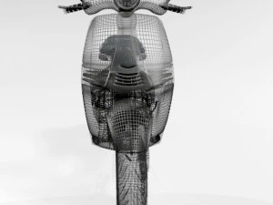 Vespa scooter 01 3D Model