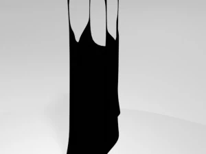 Sleeveless top 01 3D Model