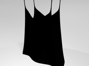 Sleeveless top 01 Modello 3D