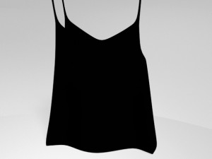 Sleeveless top 01 Modello 3D