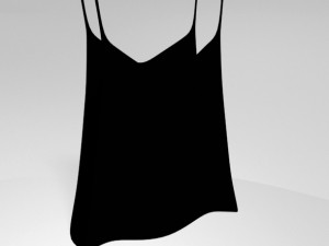 Sleeveless top 01 Modello 3D