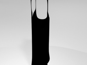 Sleeveless top 01 Modello 3D
