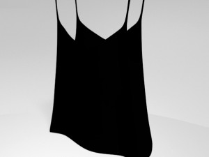 Sleeveless top 01 Modello 3D