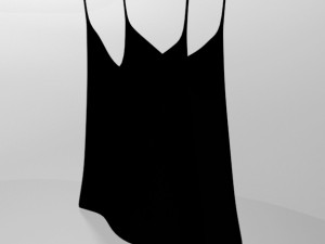 Sleeveless top 01 Modello 3D