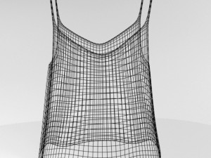 Sleeveless top 01 Modello 3D